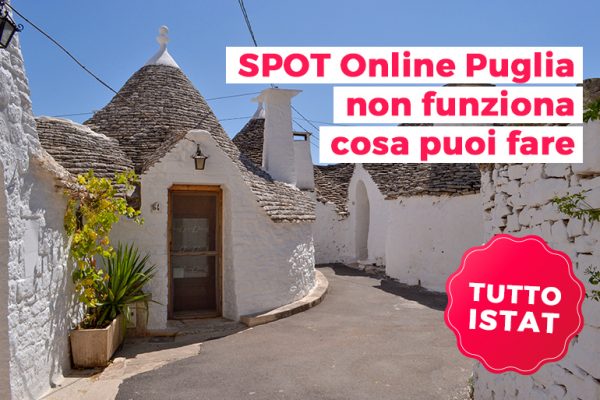 Spot Online Puglia non funziona cosa puoi fare Welcomeasy