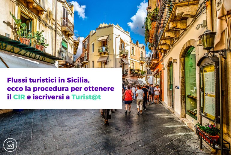 Flussi turistici in Sicilia, ecco la procedura per ottenere il CIR e iscriversi a Tourist@t